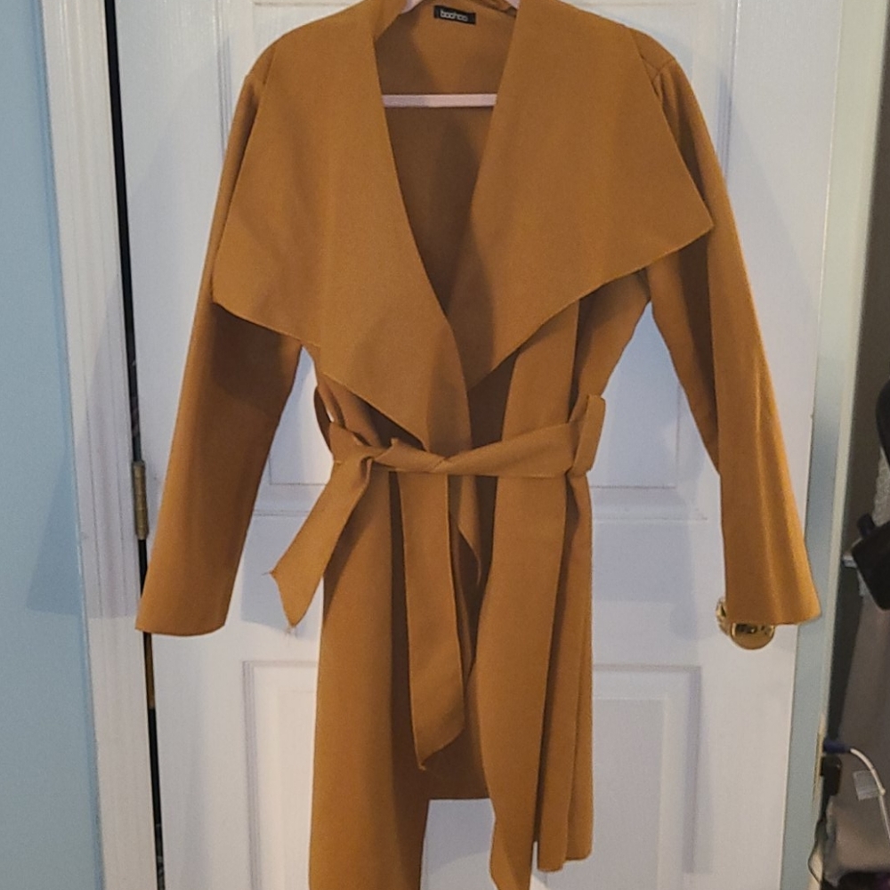 Camel Double Breasted Jacket